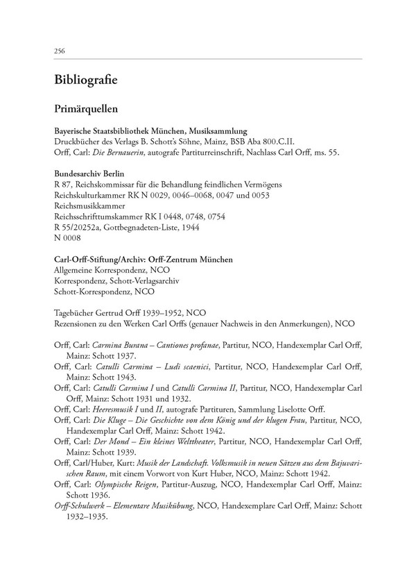 Carl Orff und der Nationalsozialismus