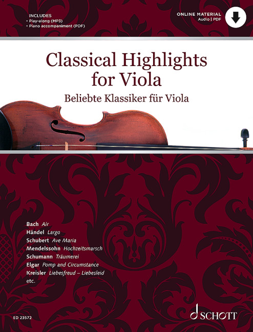 Beliebte Klassiker für Viola (+MP3-Files) and E-Score PDF