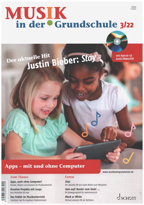 Musik in der Grundschule 3/2022 (+Hybrid-CD)
