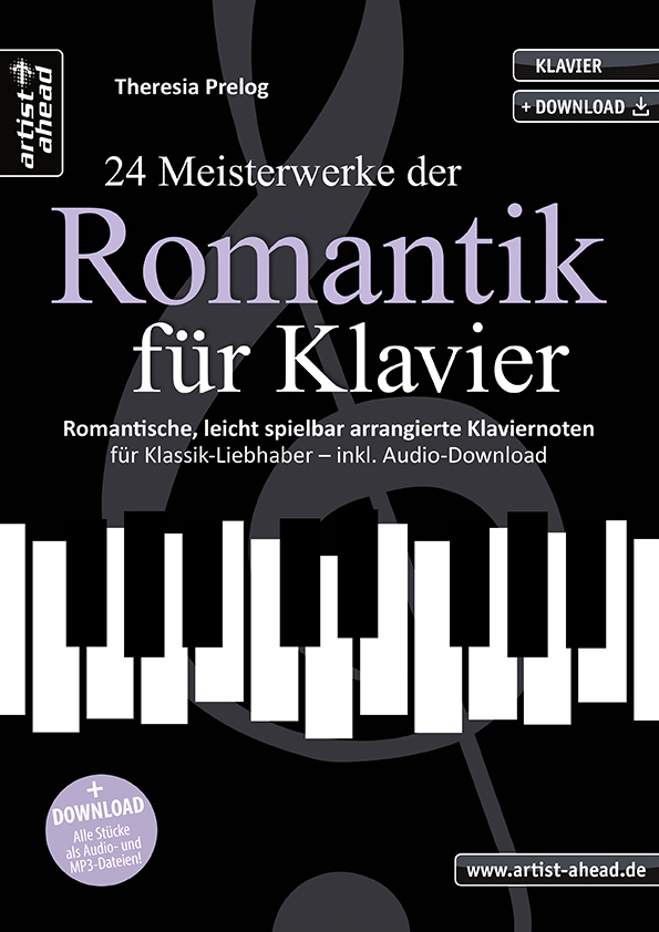 24 Meisterwerke der Romantik (+Online Audio)