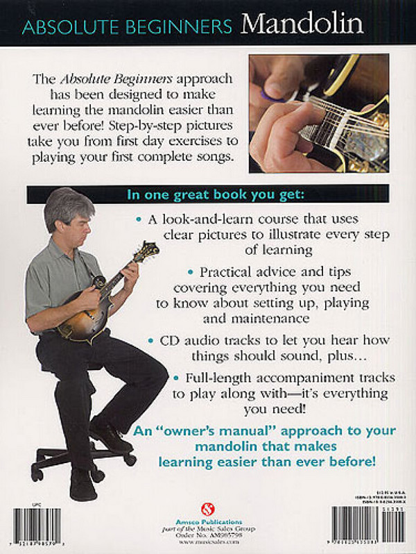 Absolute Beginners (+CD) for mandolin/tab