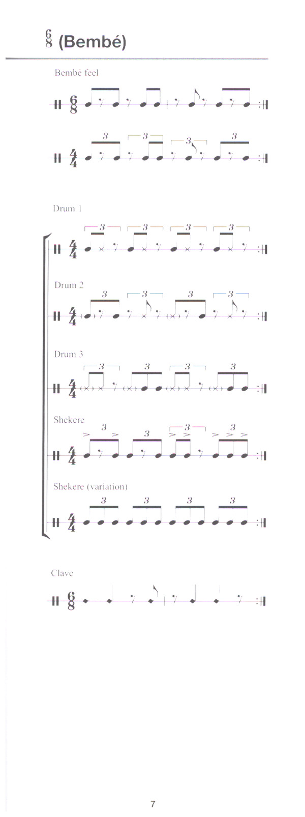 The Stick Bag Book of Latin Rhythm and Percussion