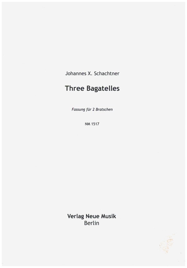 Three Bagatelles