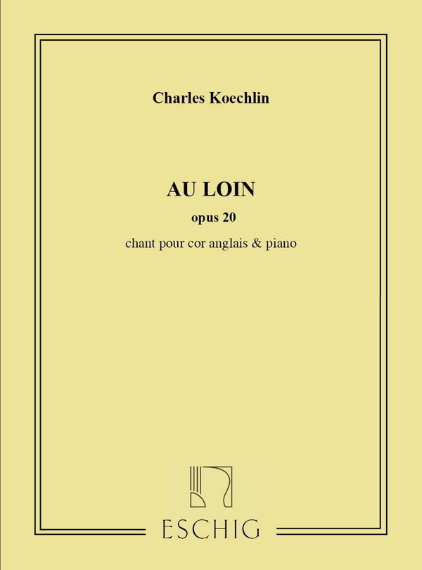 Au loin op.20 chant pour