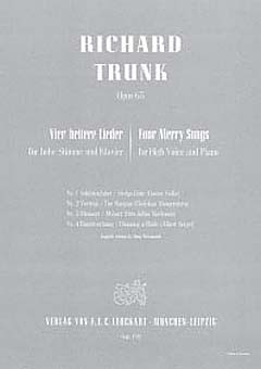 4 heitere Lieder op.63