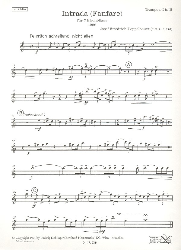 INTRADA (FANFARE 1986)