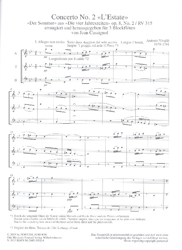 Concerto Nr.2 'Der Sommer'
