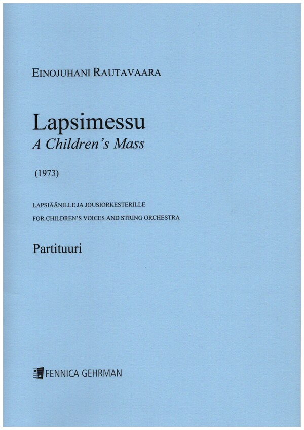 Lapsimessu - A children's mass op.71