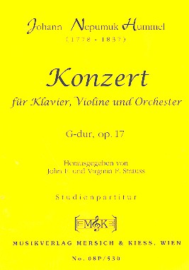 Konzert G-Dur op.17 für