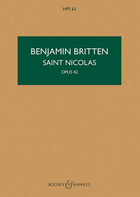 Saint Nicolas op. 42 HPS 63