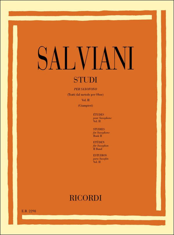 Studi per saxofono vol.2