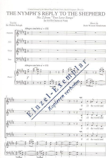 The Nymph's Reply to the Shepherd