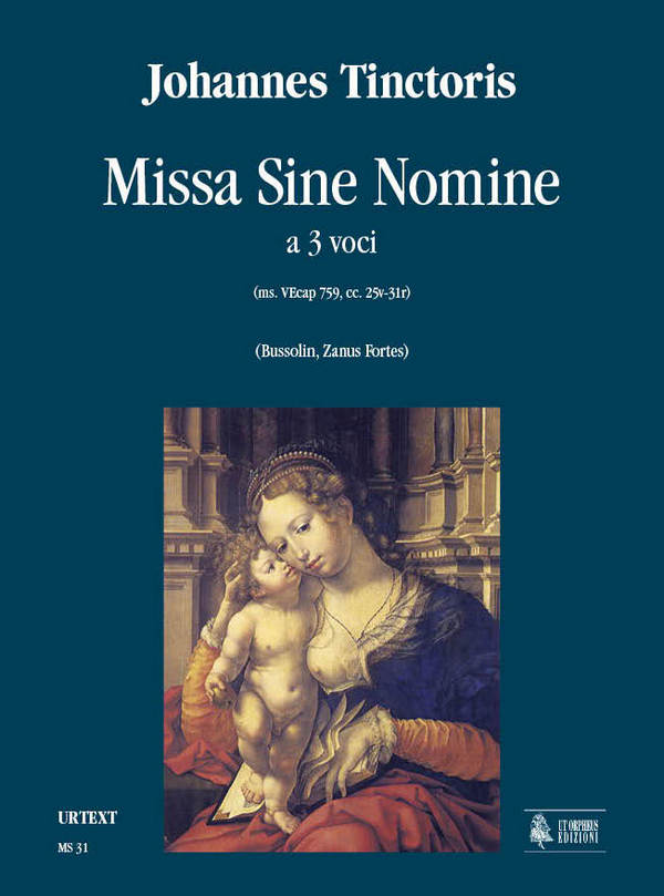 Missa sine nomine a 3 voci partitura