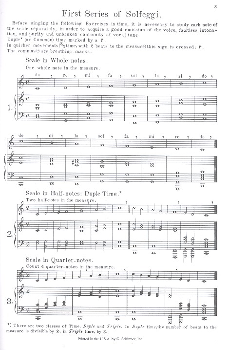 The School of Sight-Singing