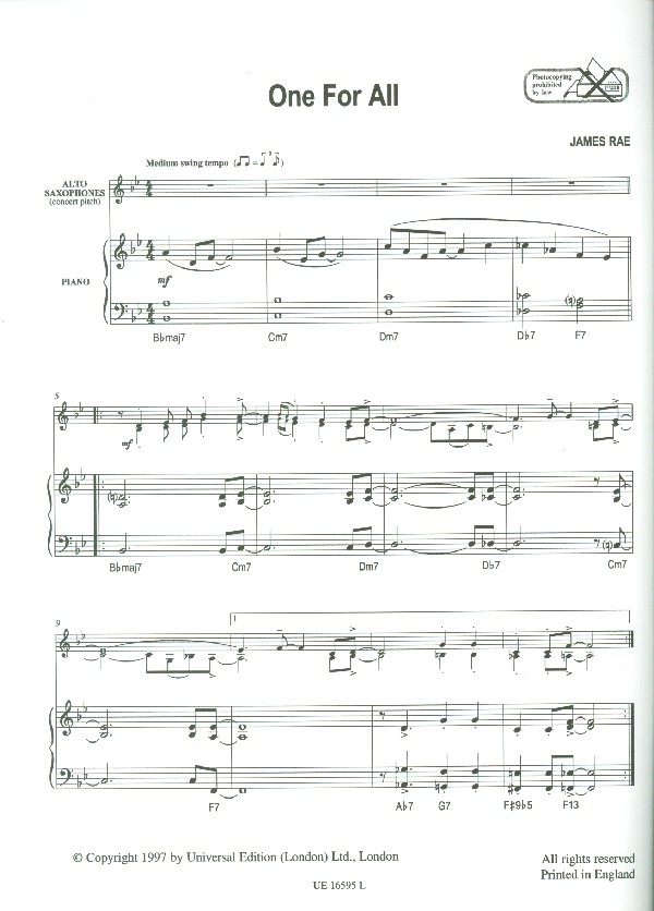 Jazz Trios for 2 alto
