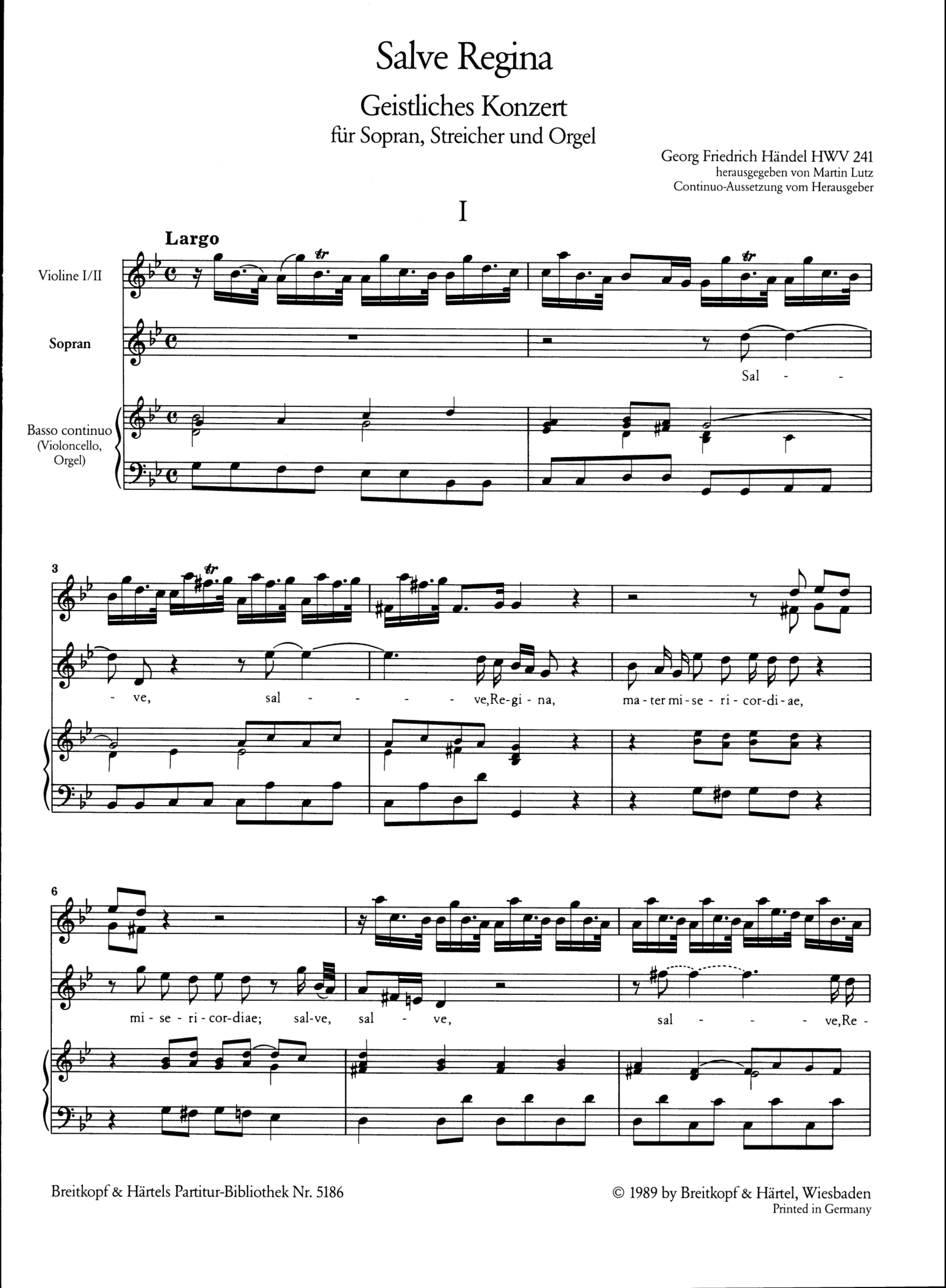 Salve Regina HWV241
