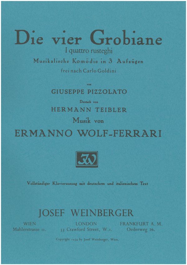 Die vier Grobiane