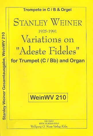 Variations on "Adeste Fideles" WeinWV210