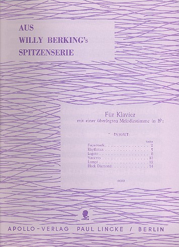 Willy Berking's Spitzenserie für