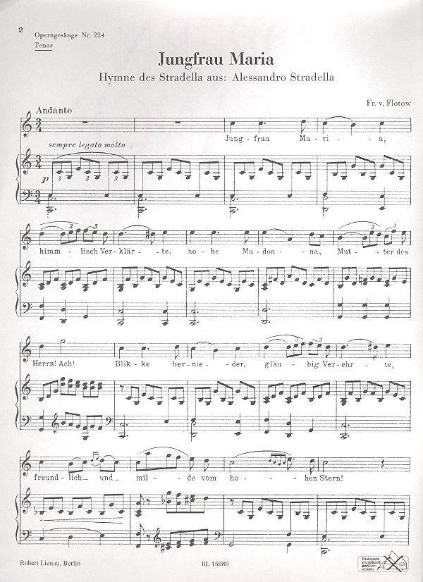 Jungfrau Maria (aus 'Alessandro Stradella')