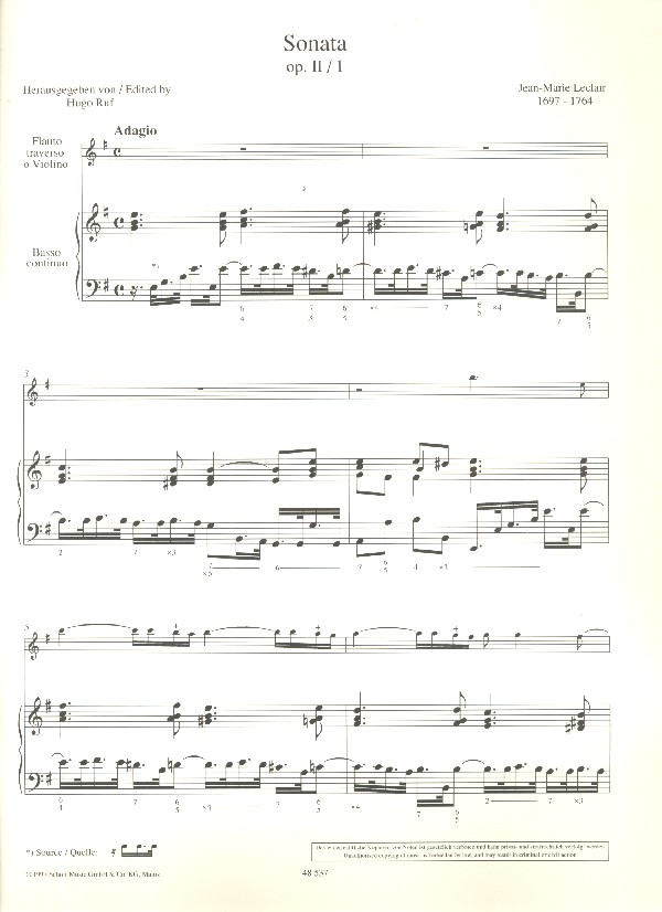 Sonata e-Moll op. 2/1