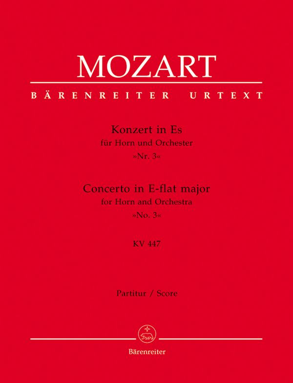 Konzert Es-Dur Nr.3 KV447 für Horn
