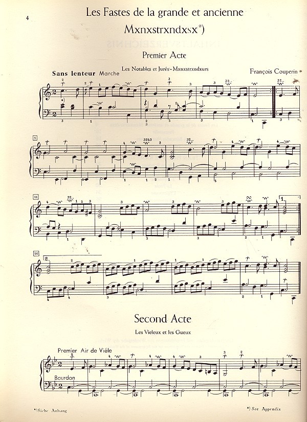 Französische Klaviermusik des 18. Jahrhunderts