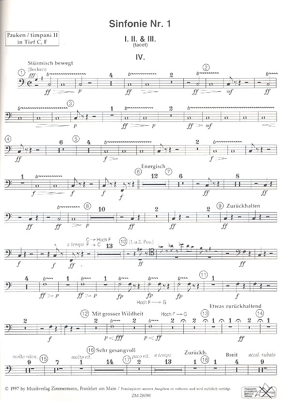 Orchesterstudien Pauken