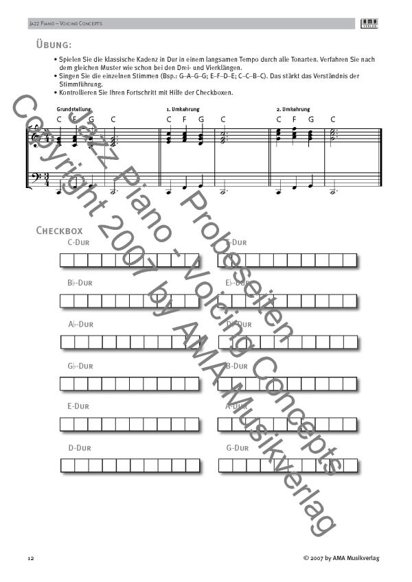 Jazz Piano Voicing Concepts (+CD)