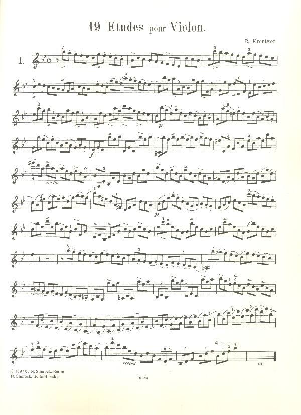 19 Etüden oder Capricen