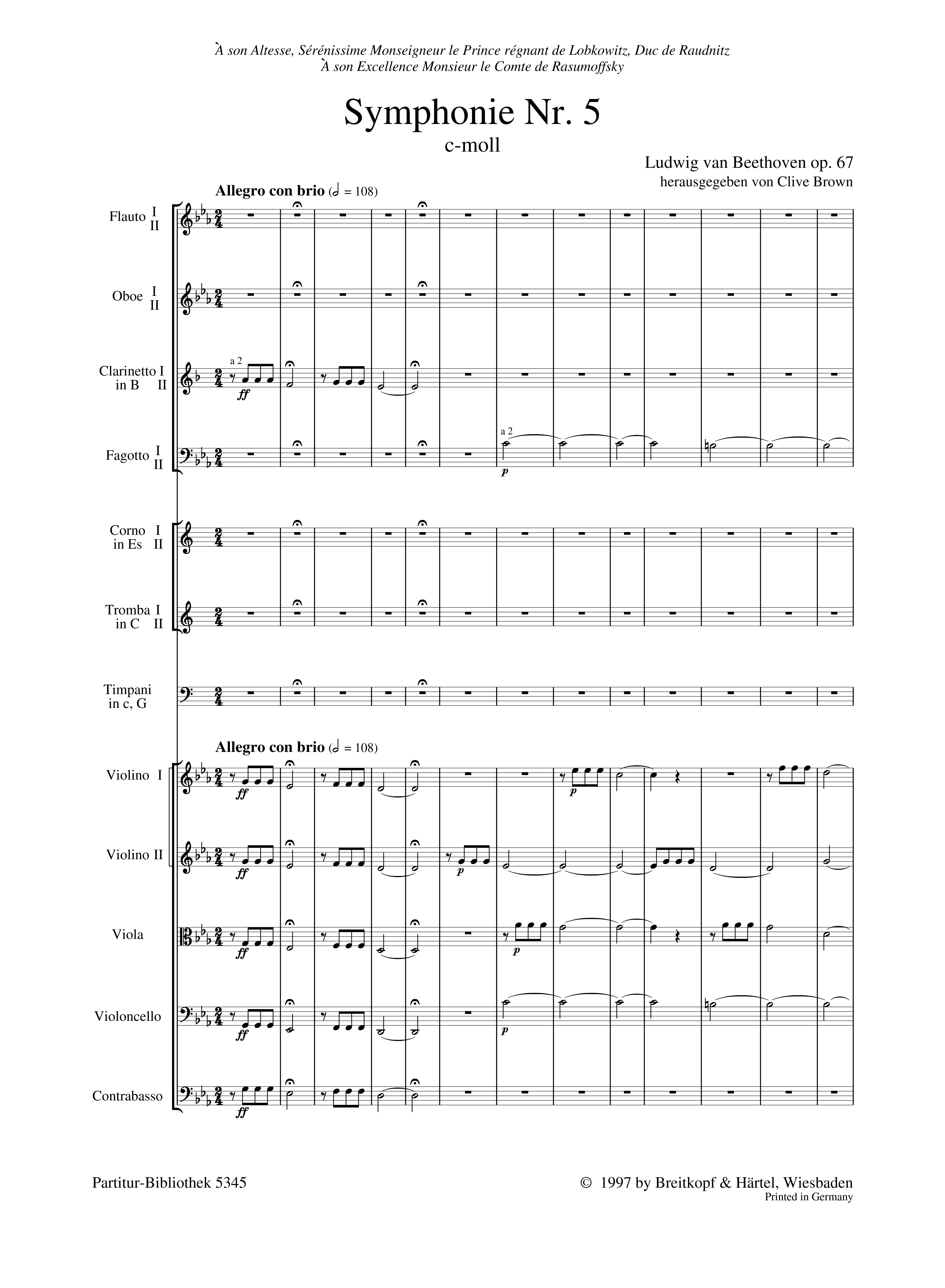 Sinfonie c-Moll Nr.5 op.67