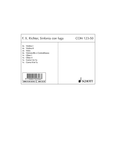 Sinfonia con fuga g-Moll