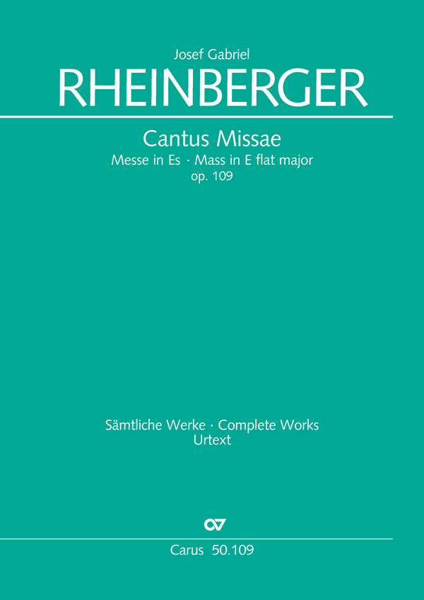 Cantus missae - Messe Es-Dur op.109