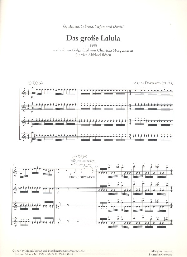 Das große Lalula nach einem Galgenlied