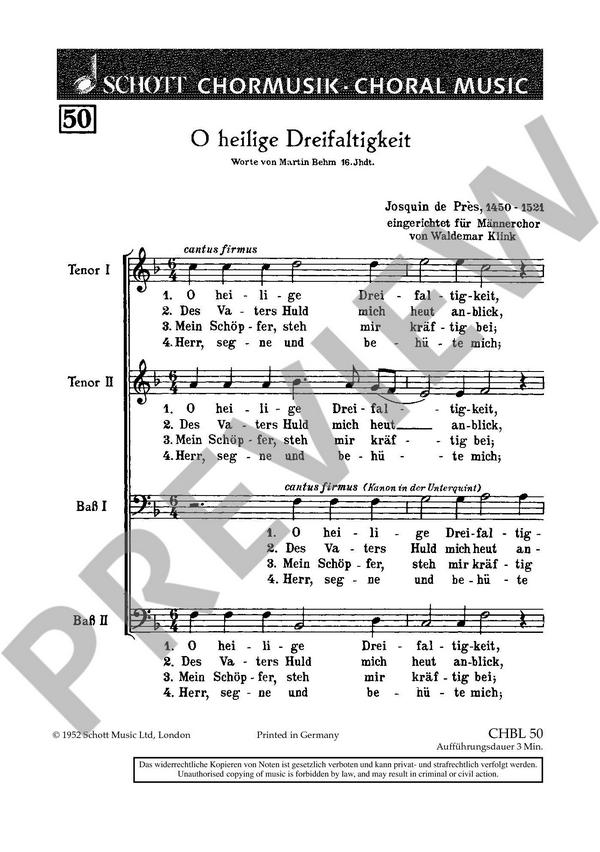 O heilige Dreifaltigkeit
