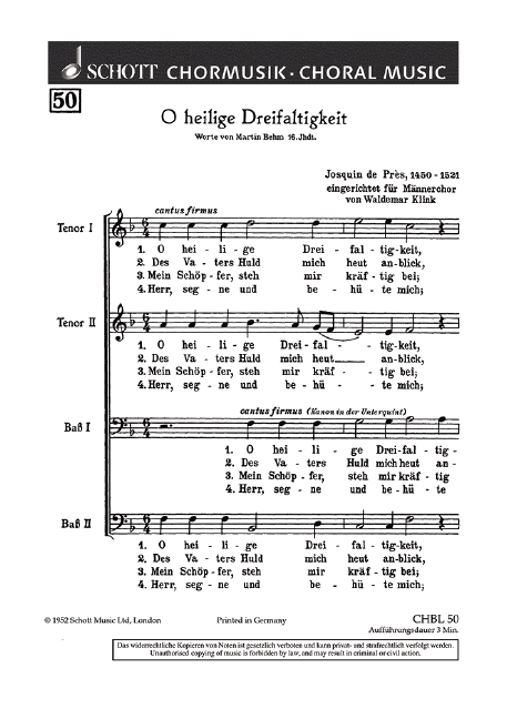 O heilige Dreifaltigkeit