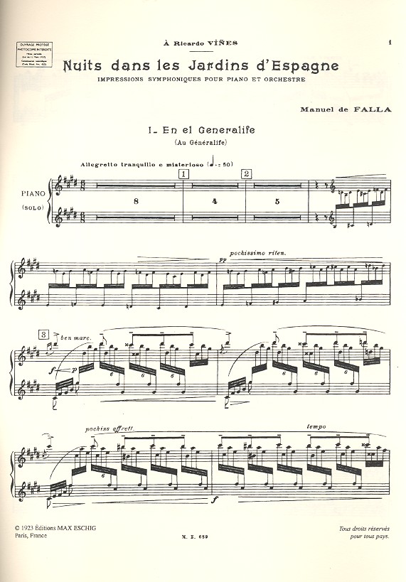 Noches en los jardines de espana