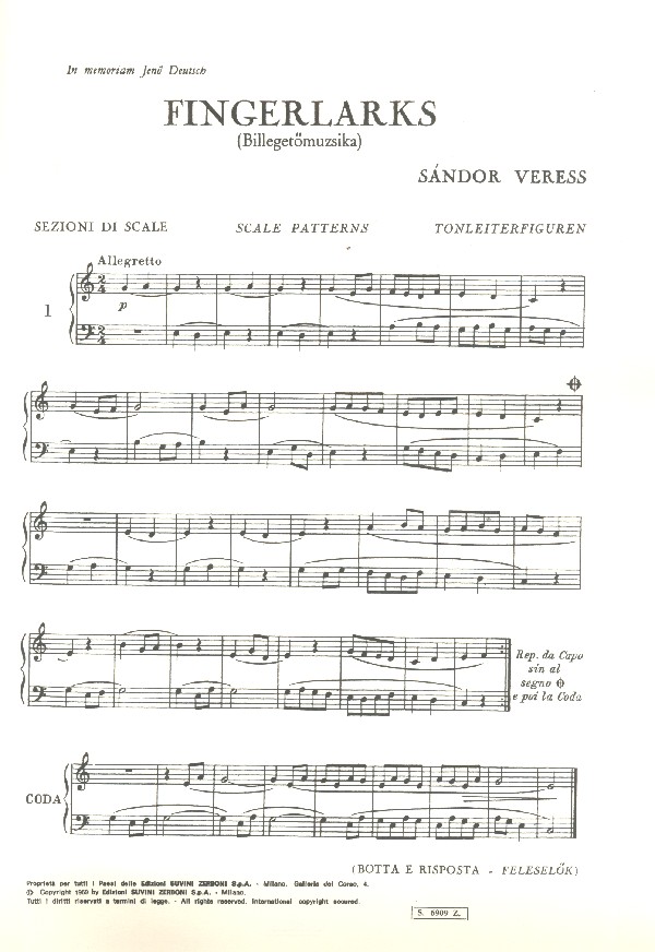 Fingerlarks 88 esercizi pianistici