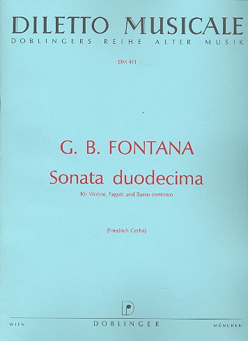 Sonata duodecima für Violine,