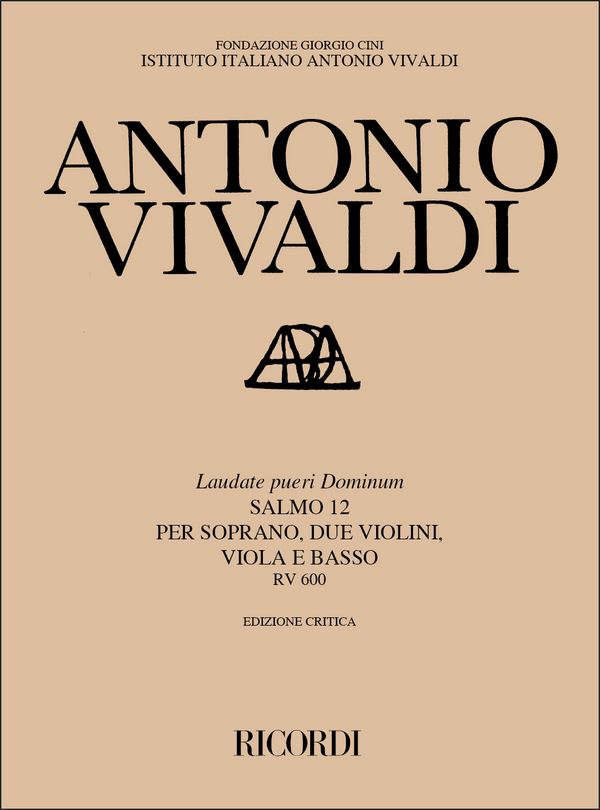 Laudate pueri RV600 Psalm 112