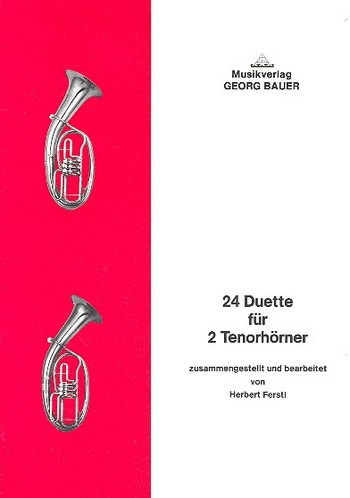 24 Duette für 2 Tenorhoerner