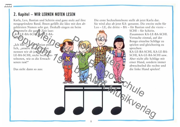 Meine kleine Bongo-Schule