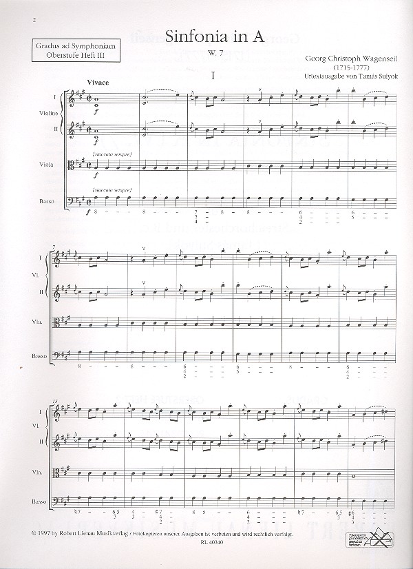 Sinfonia A-Dur (W.7)