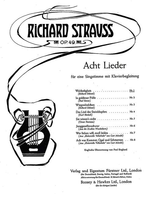 Waldseligkeit op. 49,1