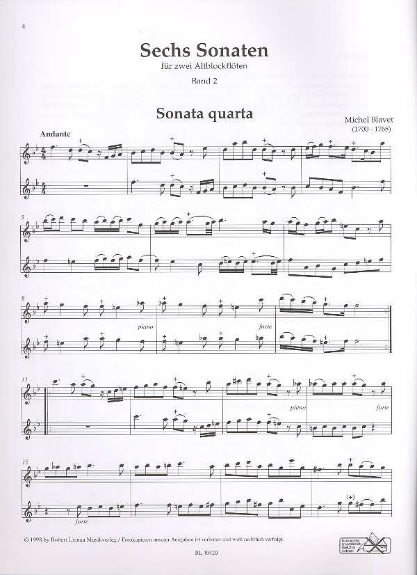 6 Sonaten Band 2 (Nr.4-6)