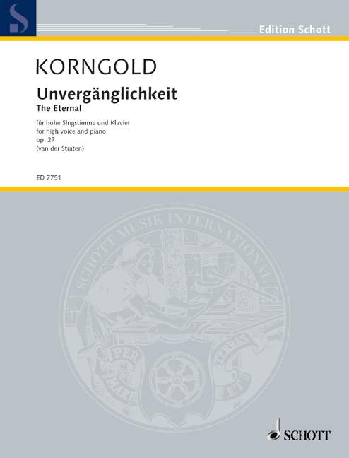 Unvergänglichkeit op. 27