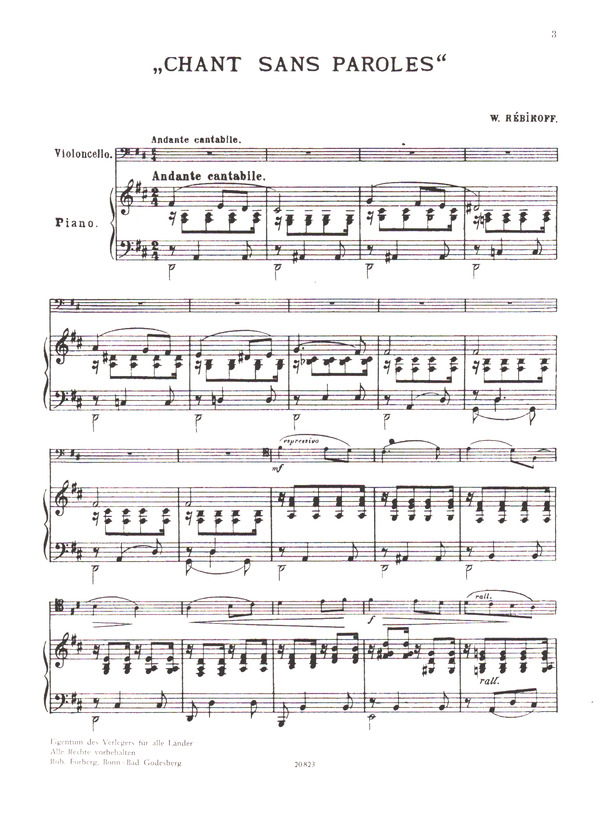 Chant sans paroles