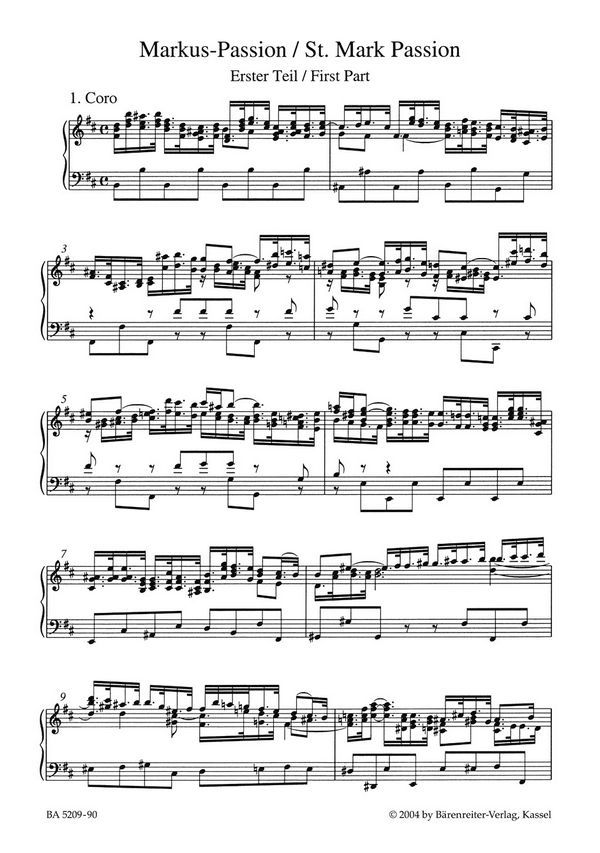 Markus-Passion BWV247
