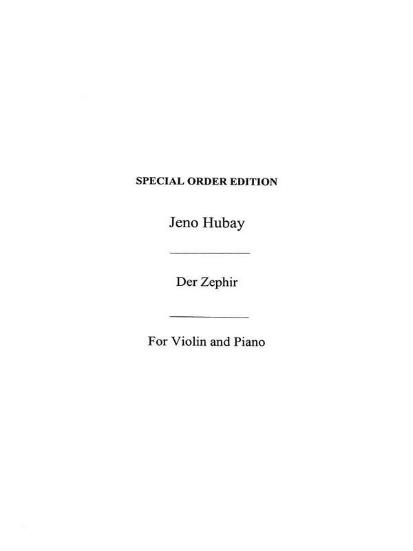 Der Zephir op.30,5 für Violine