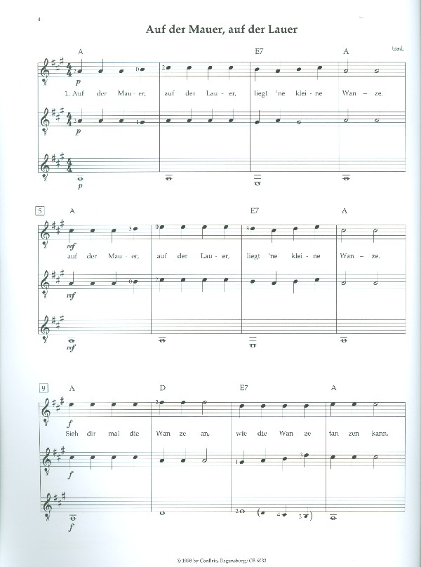 Ramba-Zamba Erste Trios für